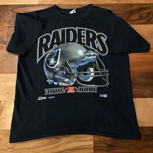Vintage 1991 SALEM SPORTS 3D Raiders single stitch